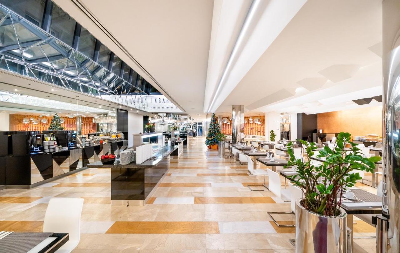 Grandium Hotel Prague Exterior photo The hotel's breakfast buffet